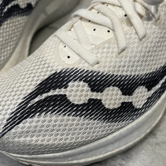 Saucony Women's Endorphin Pro+ Plus White Black Size 9 S20719-01 - Picture 7 of 12